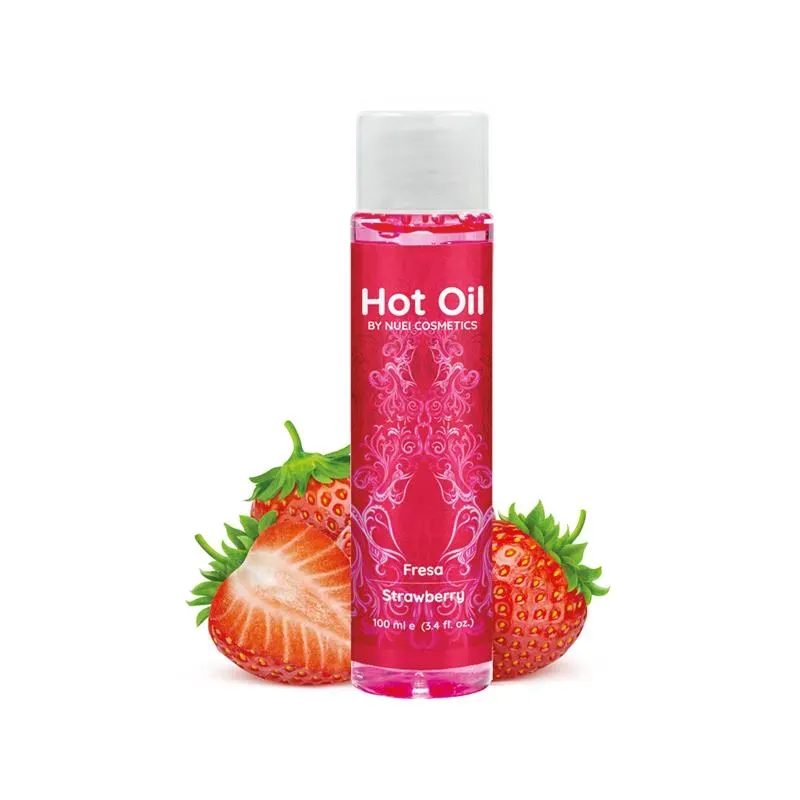 Nuei Aceite Hot Oil Efecto Calor Fresa 100 ml – Aceites Esenciales