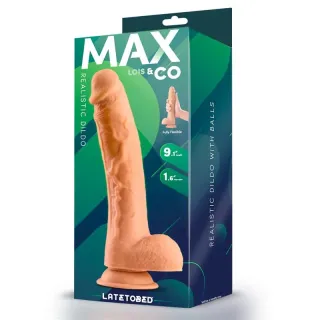 Lois Dildo Realista con Testículos 9.1 Natural