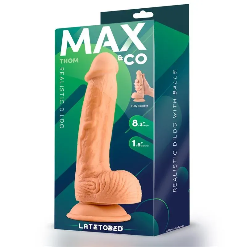 Thom Dildo Realista con Testículos Natural 8.3 – Dildos