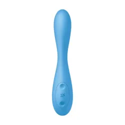 Vibrador G-Spot Flex 4 con APP Satisfyer Connect Azul