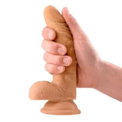 Sam Dildo Realista con Testículos 7.1 Natural