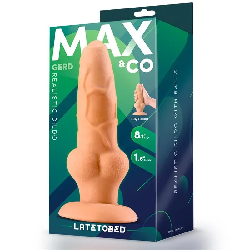 Gerd Dildo Realista con Testículos 8.1 Natural – Dildos