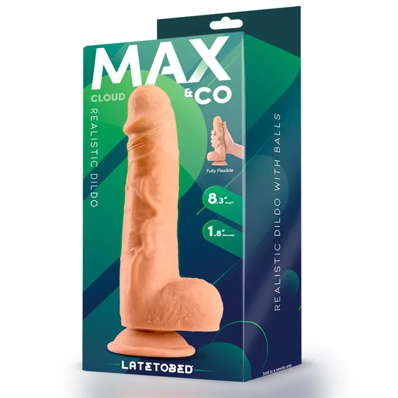 Cloud Dildo Realista con Testículos 8.3 Natural – Dildos
