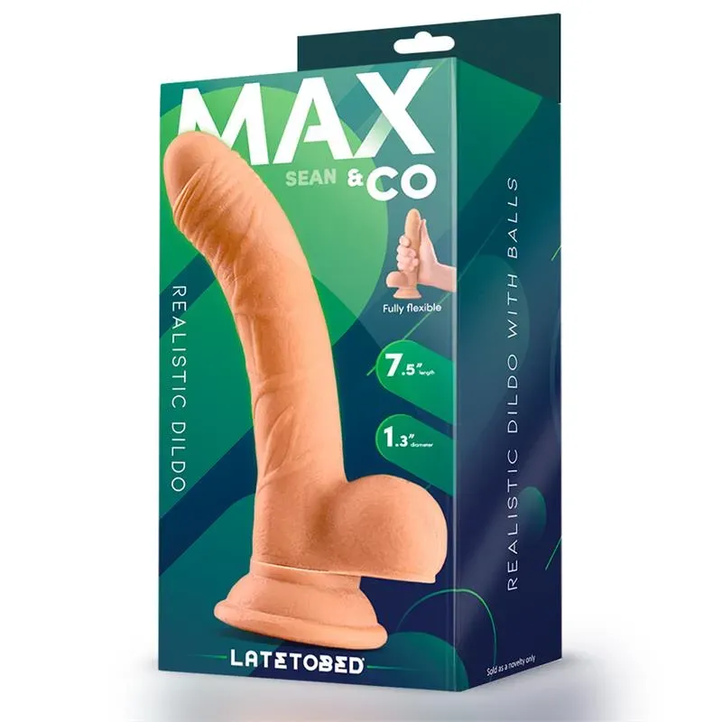 Sean Dildo Realista con Testículos 7.5 Natural – Dildos