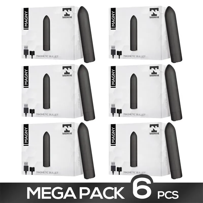 Pack 6 Magny Bala Vibradora Recargable USB Magnético – Balas Vibradoras