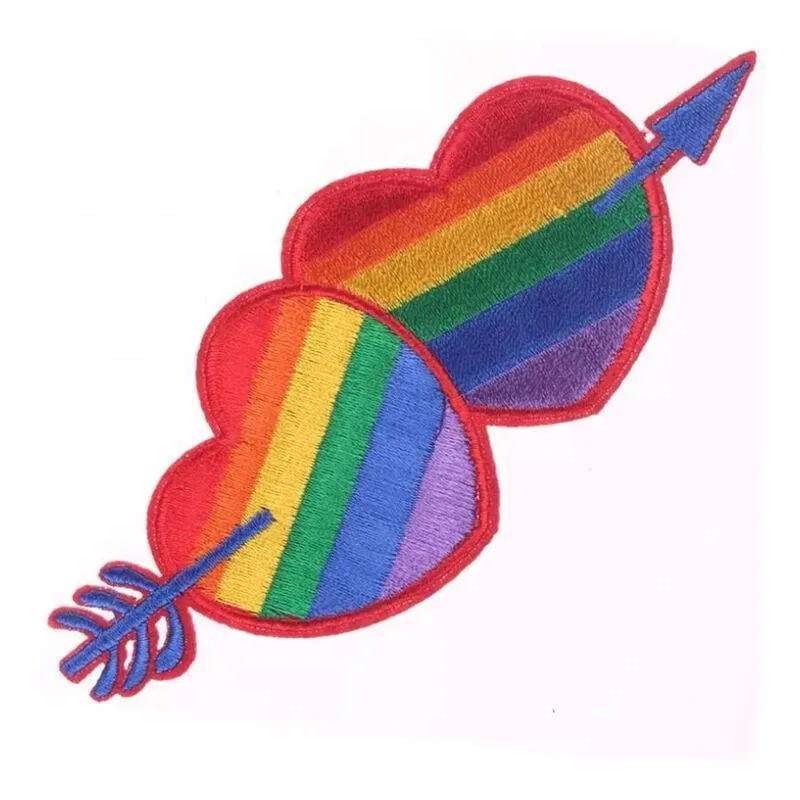 Parche de Corazon Colores Bandera LGBT+ – línea LGBT+