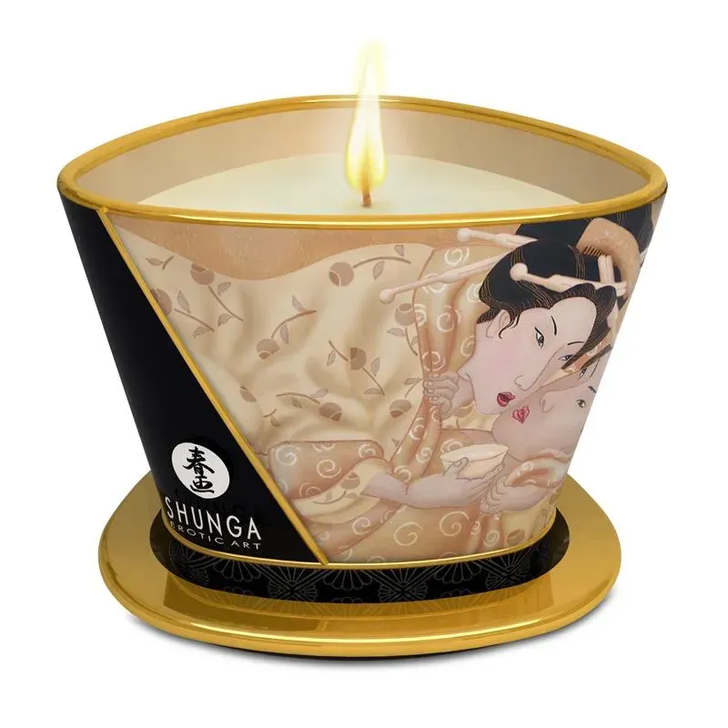 Shunga Vela de Masaje Vainilla – Incienso, Velas de Masaje, Polvos...