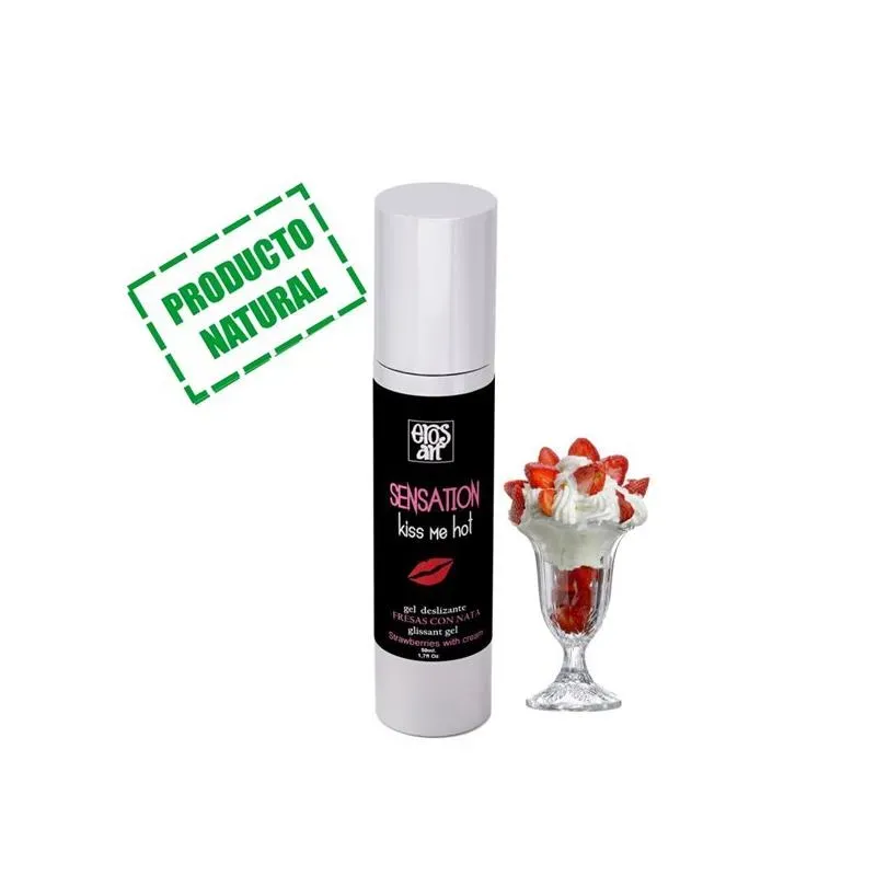 Erosart Lubricante Sensation Fresas con Nata – Afrodisíacos