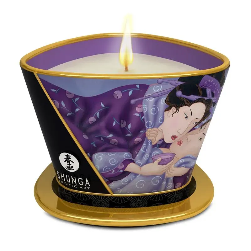 Shunga Vela de Masaje Frutos Exóticos – Incienso, Velas de Masaje, Polvos...