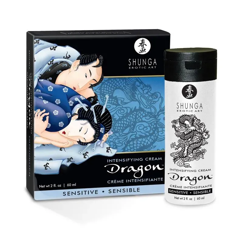 Shunga Crema de Viralidad Dragon Sensible – Aceites/Cremas de Masaje