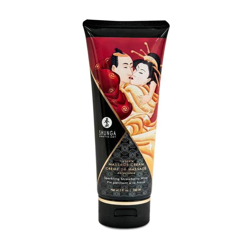 Shunga Crema de Masaje Aroma a Vino – Aceites/Cremas de Masaje