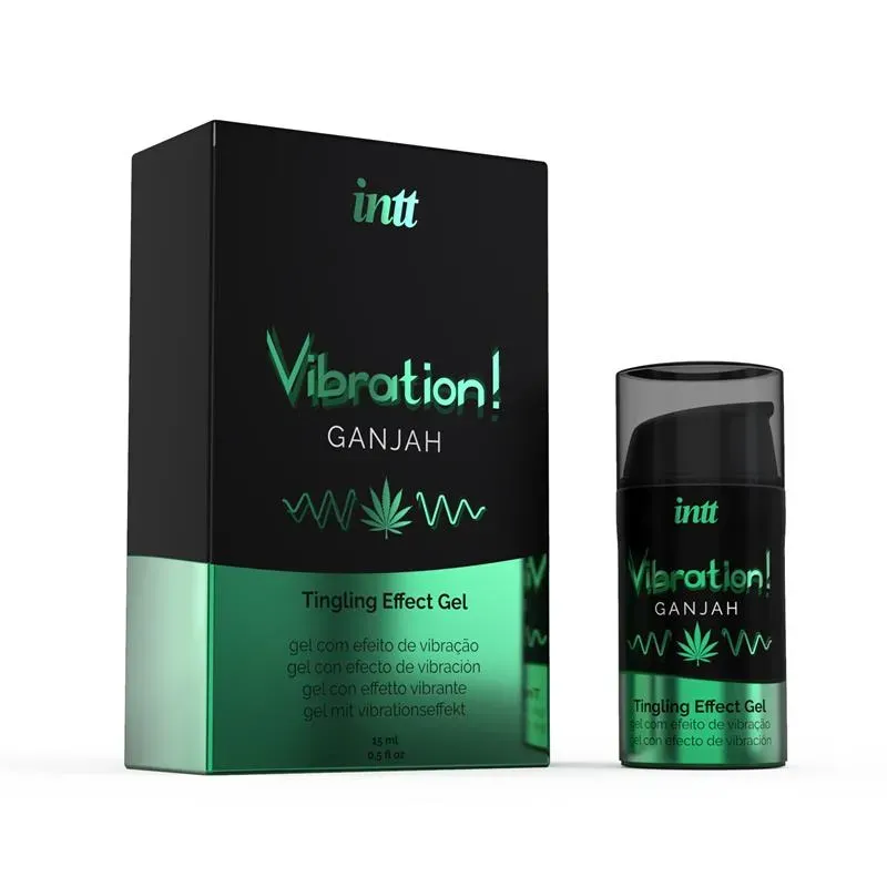 Gel Vibrador Efecto Calor Ganjah 15ml – Potenciadores