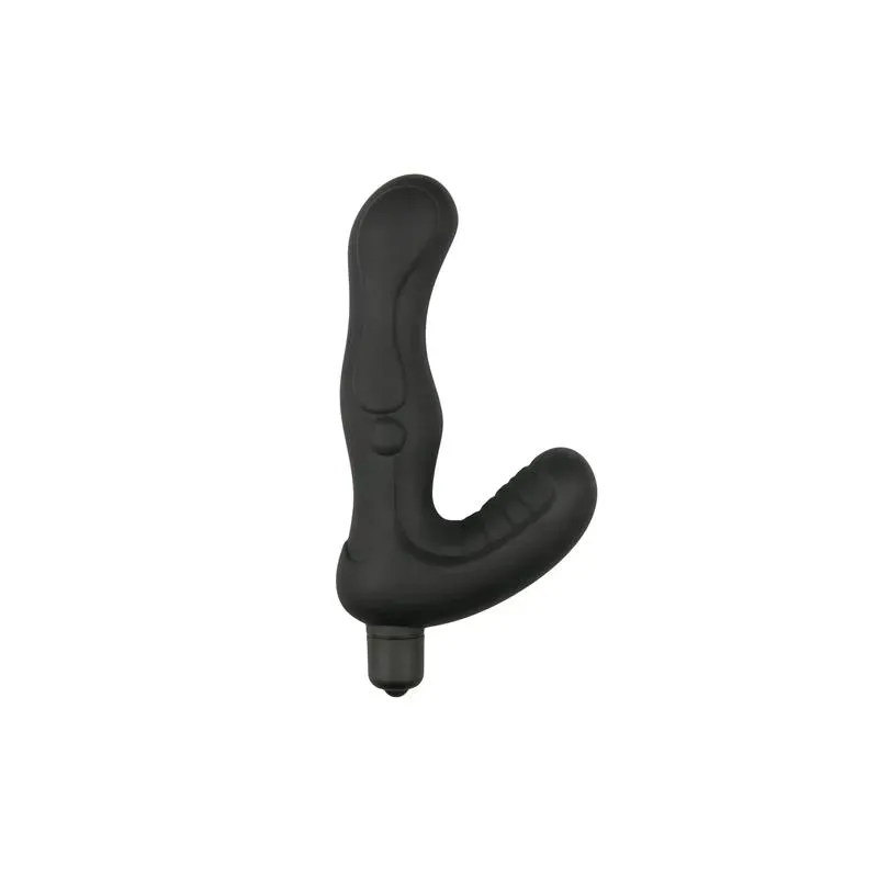 Vibrador Anal Estimulador Perineo Silicona- Negro – Anal
