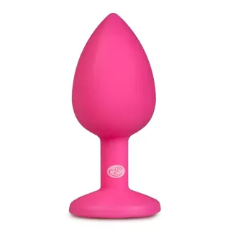 Plug Anal con Diamante Pequeño Rosa