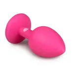 Plug Anal con Diamante Pequeño Rosa