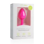 Plug Anal con Diamante Pequeño Rosa