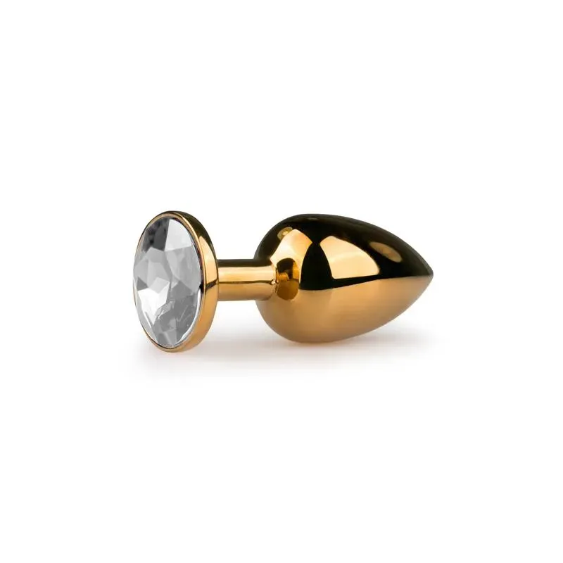 Plug con Cristal Transparente No. 1 - Dorado – Plugs