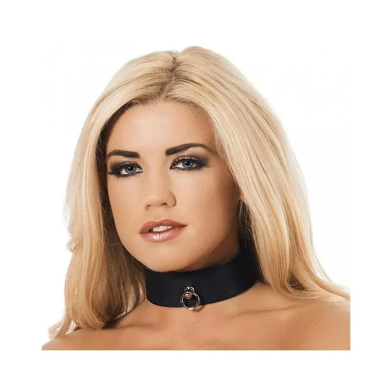 Collar Cuero con Anilla – Collares