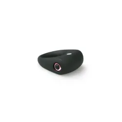 Anillo para Pene con Vibración Silicona - Negro