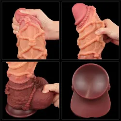 Dildo Dual Layer Tamaño King Nature 10.5