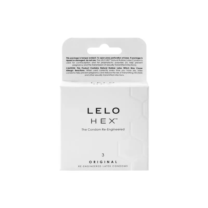HEX ORIGINAL Preservativos 3 Pack – Gama Natural