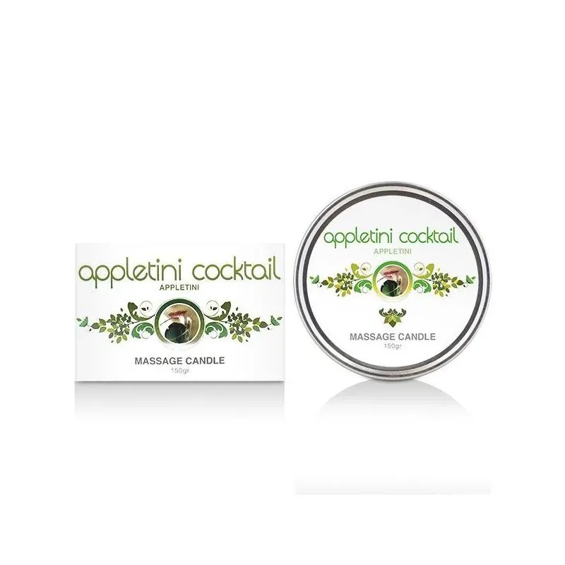 Vela de Masaje Appletini Cocktail 150 gr – Incienso, Velas de Masaje, Polvos...
