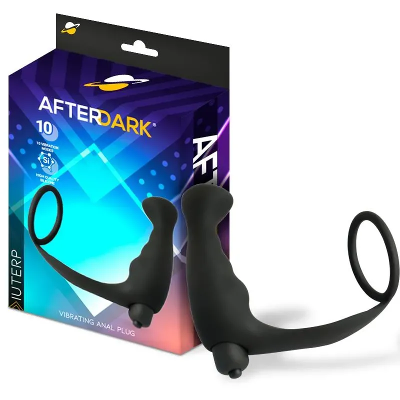 Iuterp Plug Anal con Vibración y Anillo para el Pene – Anal
