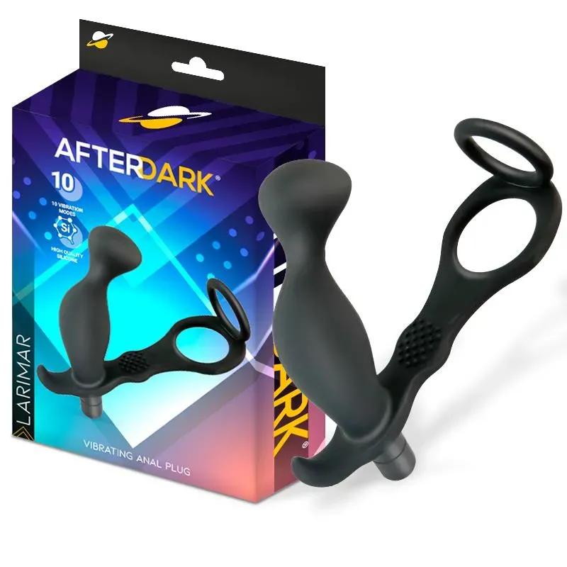 Larimar Plug Anal con Vibración y Anillo para Pene y Testículos – Anal