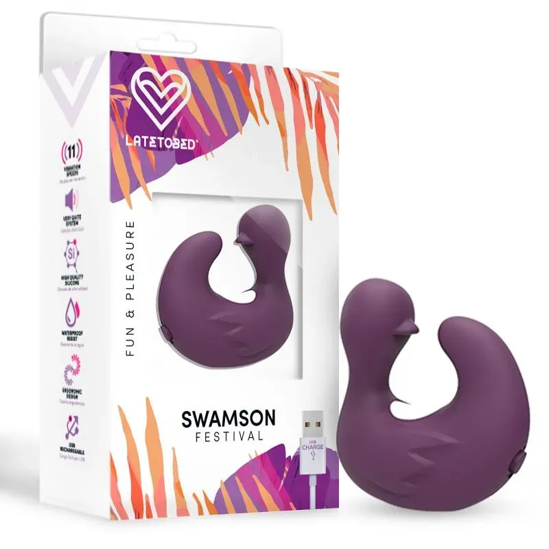 Swamson Dedal Patito Estimulador USB Silicona Violet – Estimuladores