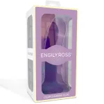 Dildo que Cambia de Color Púrpura a Rosa Talla S 14 cm
