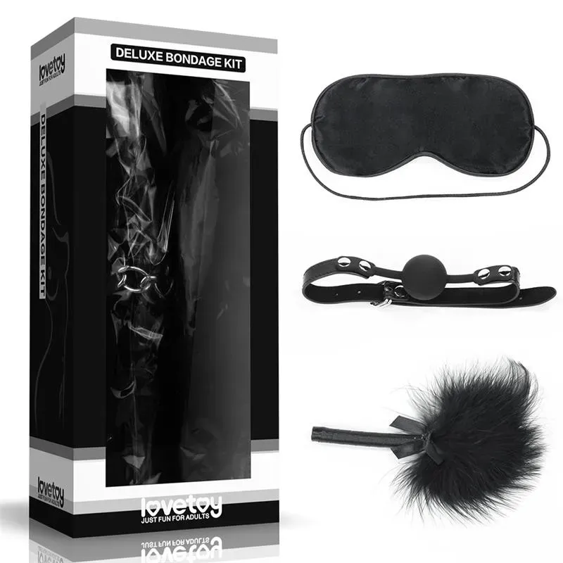 Kit Bondage Deluxe Negro – BDSM/Kits BDSM