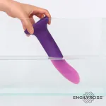 Dildo que Cambia de Color de Púrpura a Rosa Talla M 17 cm