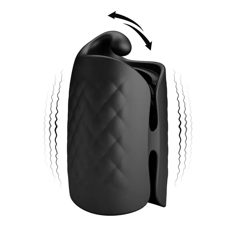 Black Glans Trainer Masturbador Manual con Vibración – Masturbadores Ella