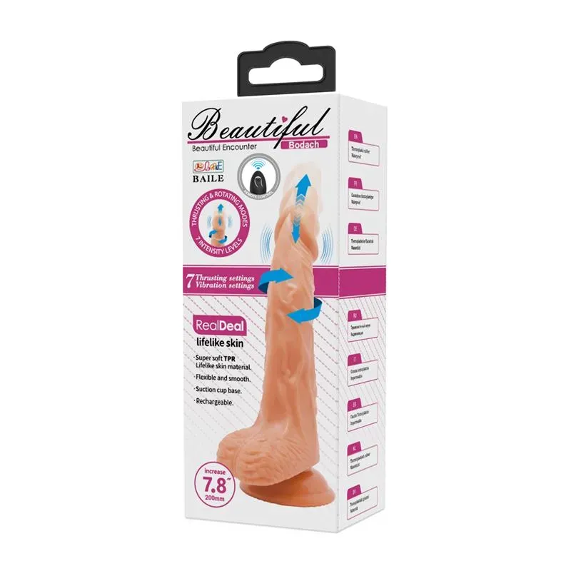 Bodach Dildo con Vibración, Rotación y Thrusting – Dildos
