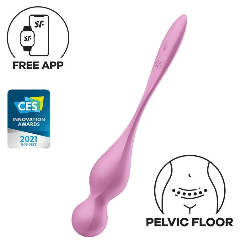 Love Birds 1 Bolas Kegel con APP Rosa – Bolas