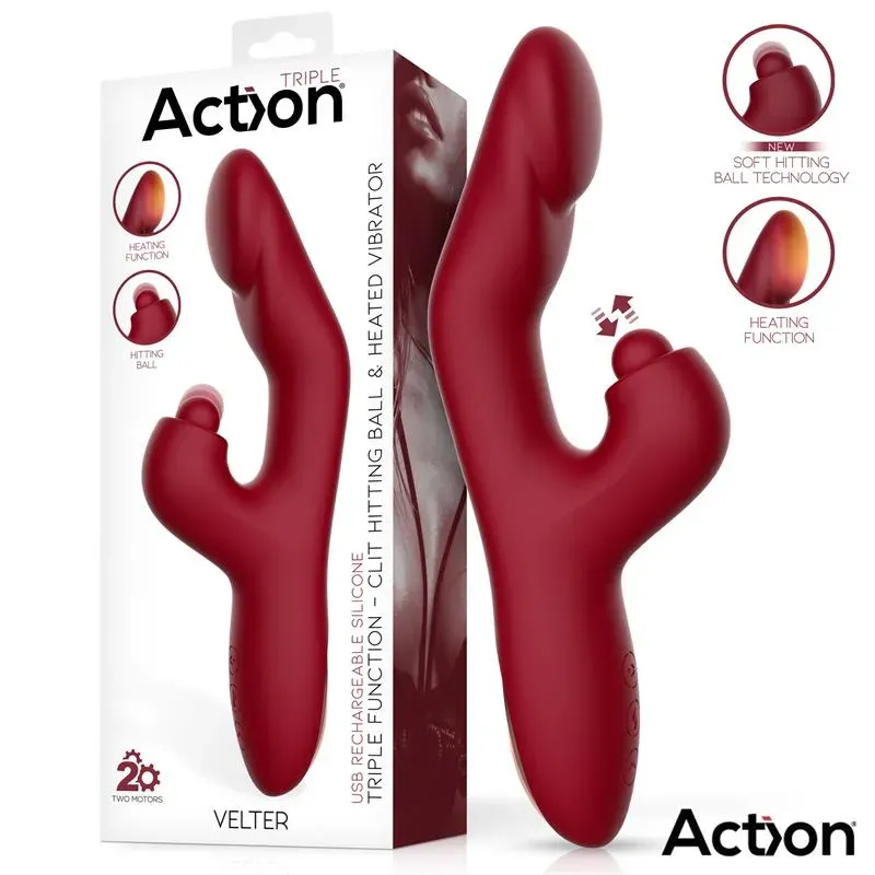 Velter Soft Clit Hitting Ball con Vibración y Efecto Calor – Vibradores