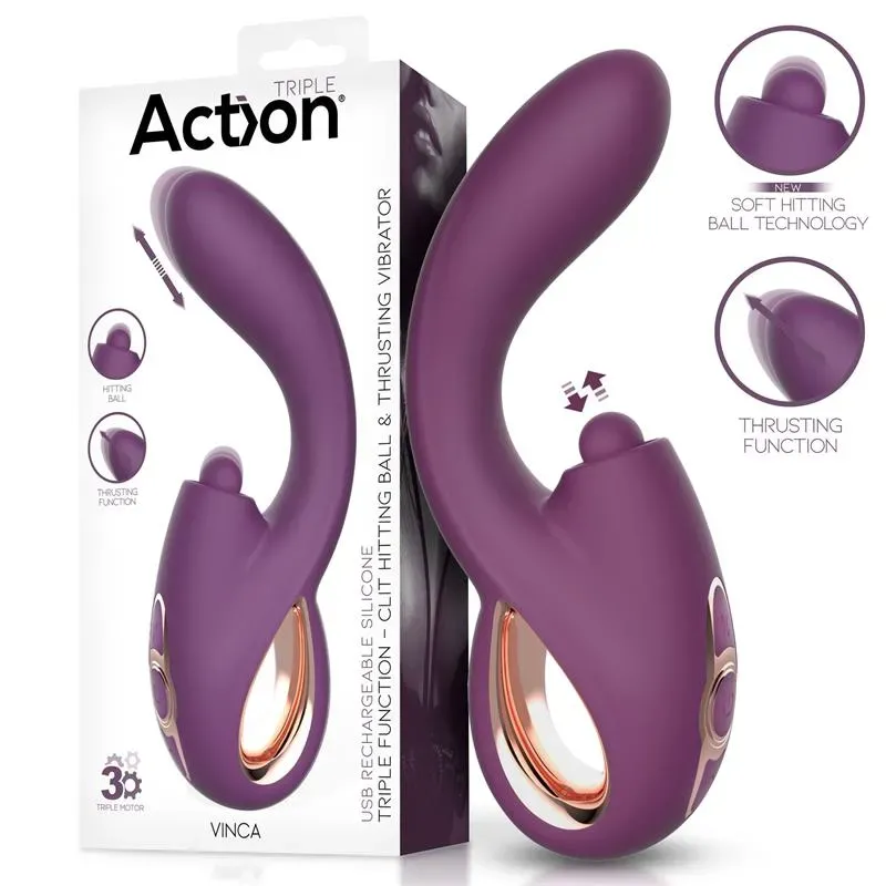 Vinca Soft Hitting Ball con Movimiento Thrusting y Vibración – Vibradores