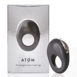 Anillo Vibrador Atom Negro