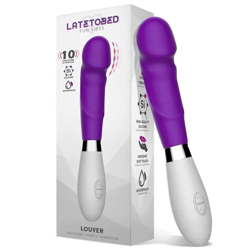 Louver Vibrador Silicona Púrpura – Vibradores