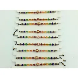 Pulsera Pequeña Ojo Turco Bandera LGBT+