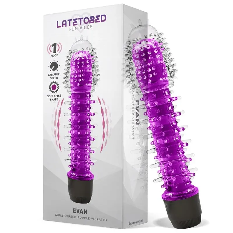 Evan Vibrador Multi Velocidad Púrpura – Vibradores