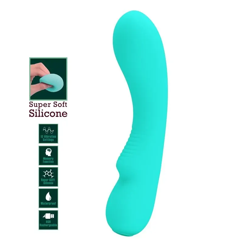 Prescott Vibrador USB Silicone Verde – Estimuladores