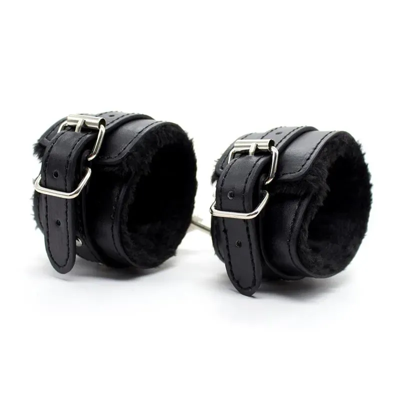 Esposas para Tobillos con Interior Acolchado 35 cm Negro – Esposas y Antifaces