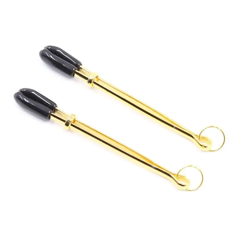 Pinzas para Pezones Metal Negro/Dorado – BDSM/Pinzas Pezones