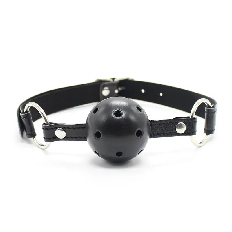 Mordaza Bola Transpirable 4,5 cm Negro – Mordazas