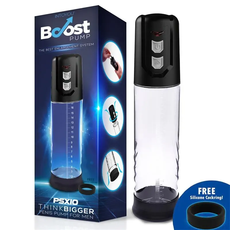 PSX10 Bomba Automática con Medidor Transparente – Masturbadores Ella
