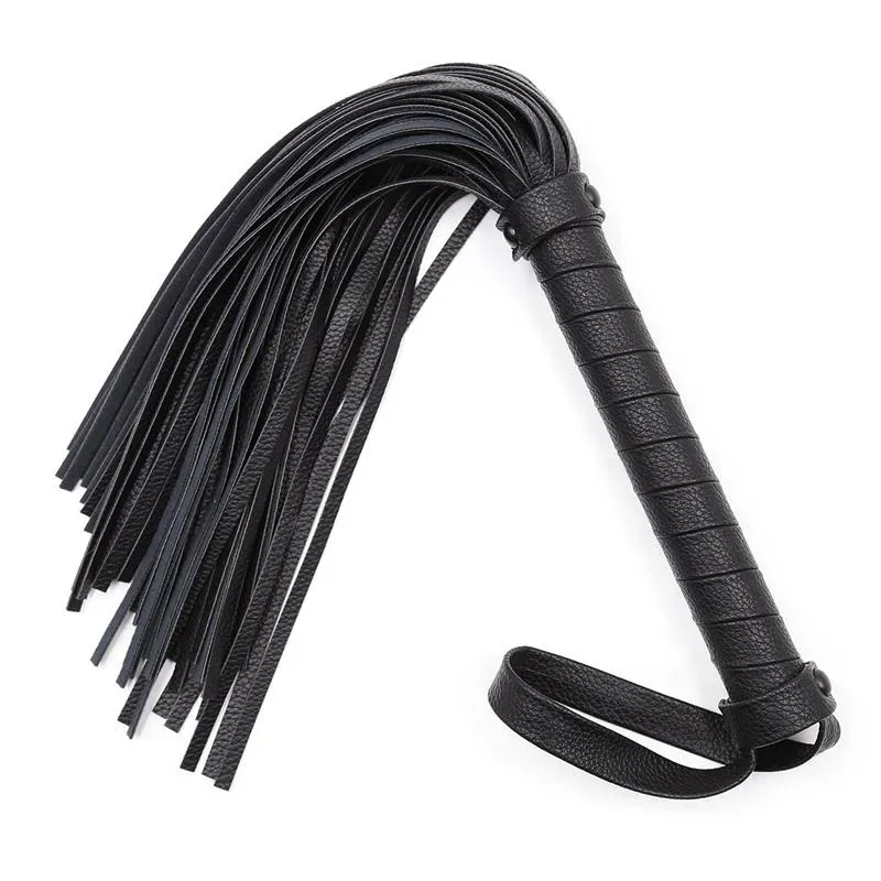 Flogger Clásico 42 cm Negro – Fustas, Floggers y Palas