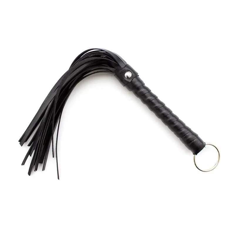 Mini Flogger 28 cm Negro – Fustas, Floggers y Palas