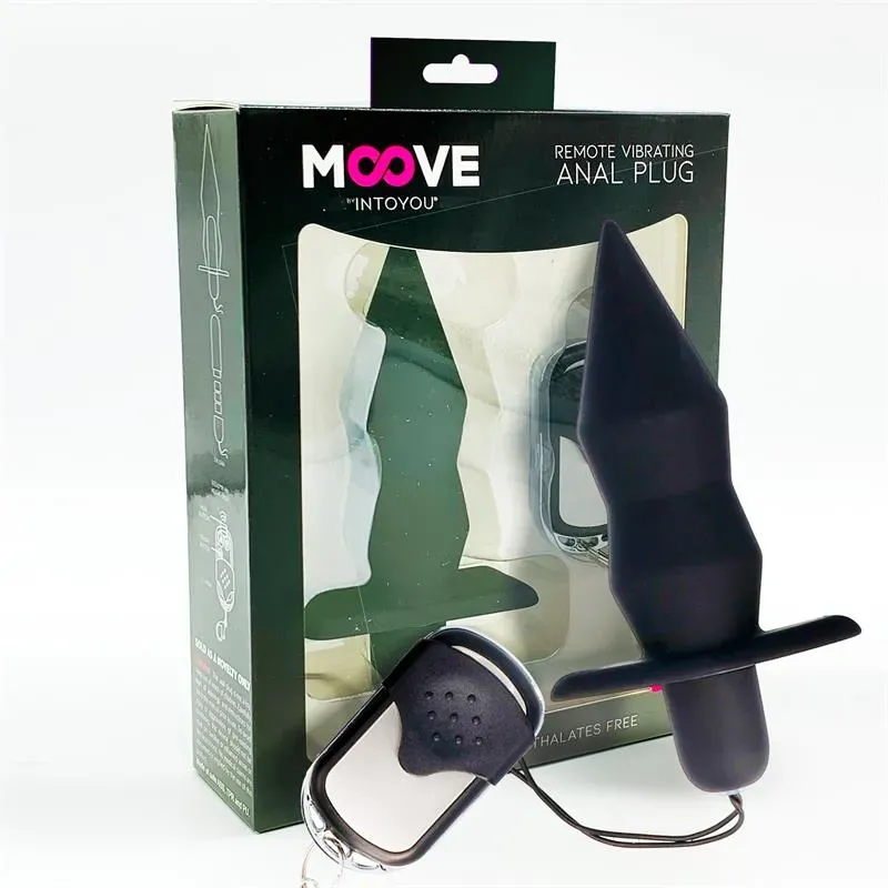 Plug Anal con Vibración y Control Remoto Negro – Plugs