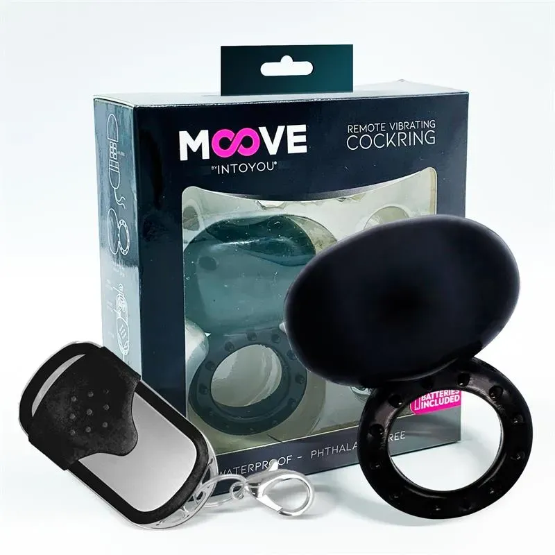 Anillo Vibrador con Control Remoto Negro – Anillos Pene